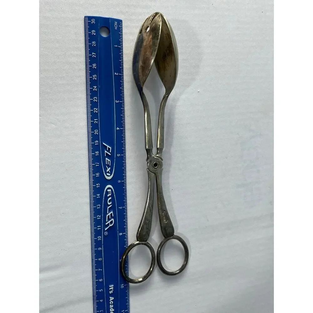 VTG Rogers Bros Silverplate Serving Utensils Lot Ladle Fork Pierced Spoon Tongs